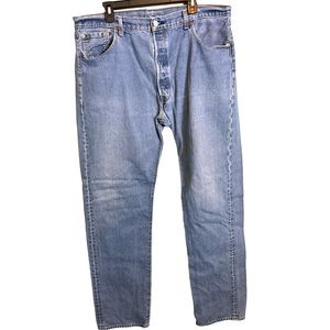 EUC VINTAGE LEVIS XX 501s JEANS SIZE 43x38 STRAIGHT LEG ORIGINALS.VSTITCH